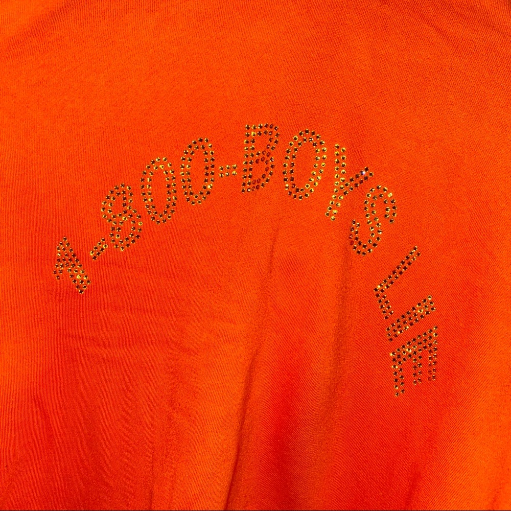 boys lie orange 1-800-boys-lie hoodie